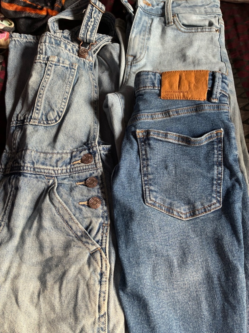 Zara , Gap &Nova Kids 3 piece’s Light Blue & Medium Blue Denim Jeans bundle